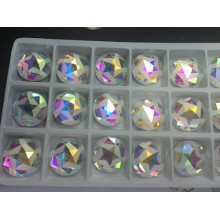 Chine Crystalab dos plat miroir perles de verre